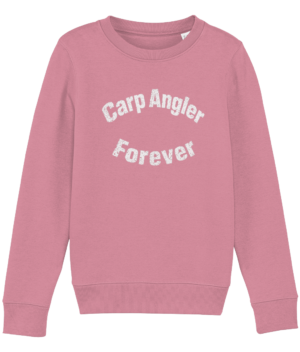 Carp angler forever kids sweater