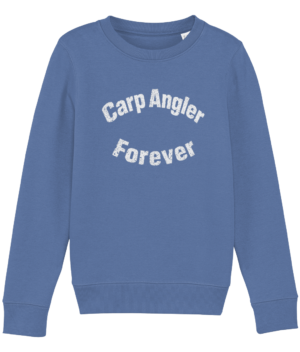Carp angler forever kids sweater